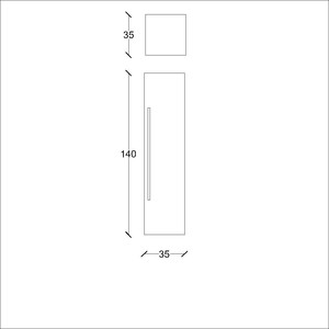  Tesa Banyo Boy Dolap 35 Cm Safir Meşe