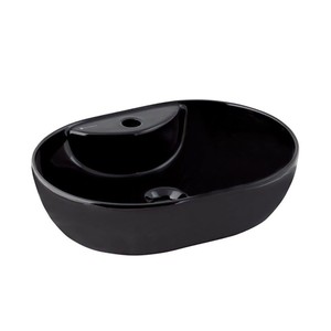 Alto Tezgah Üstü Lavabo Batarya Delikli P. Siyah 50Cm