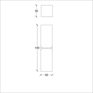  Arsu Banyo Boy Dolap 35 Cm Beyaz