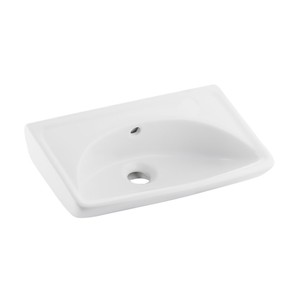 Tek Parça Lavabo Batarya Deliksiz 28X45Cm