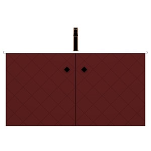  Versa Banyo Alt Dolap 100 Cm Bordo