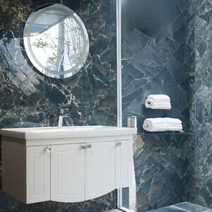  Kast Led Aynalı Banyo Dolabı Seti Beyaz