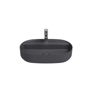  İsvea Infinity Tezgah Üstü Lavabo 60 cm Antrasit