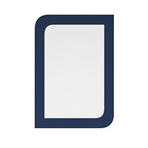 Lusso Banyo Ayna 60 Cm Lacivert