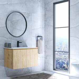  Alpu Aynalı Banyo Dolabı Seti Safir Meşe