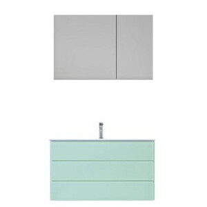 Ando Soft Aynalı Dolaplı Set Mint Yeşil 80 Cm