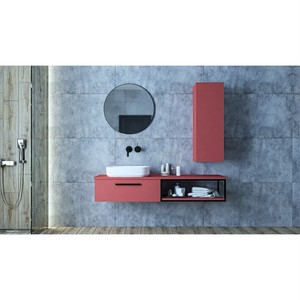  Form Banyo Boy Dolap 30 Cm Mint Yeşili