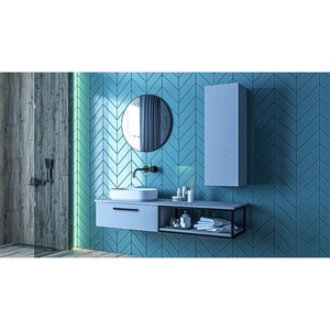  Form Banyo Boy Dolap 30 Cm Mint Yeşili